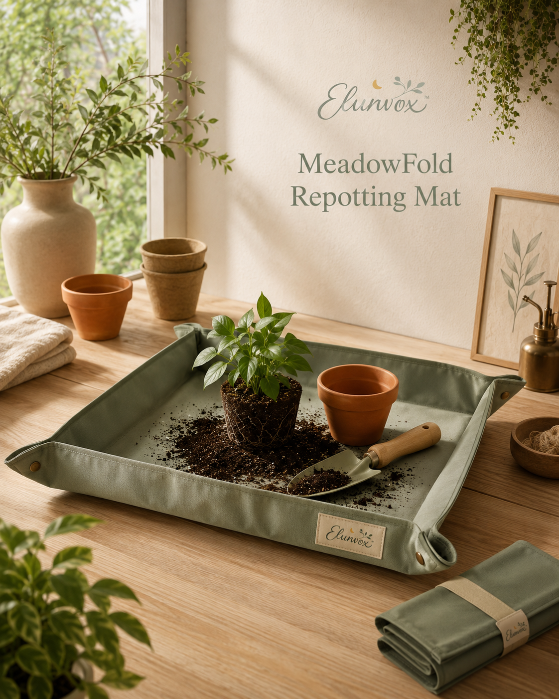 Elunvox™ MeadowFold Repotting Mat
